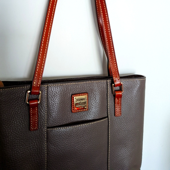 Dooney & Bourke Lexington Medium Size Tote in Elephant - Picture 1 of 5
